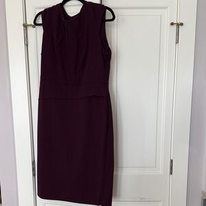 Calvin Klein scuba crepe sheath